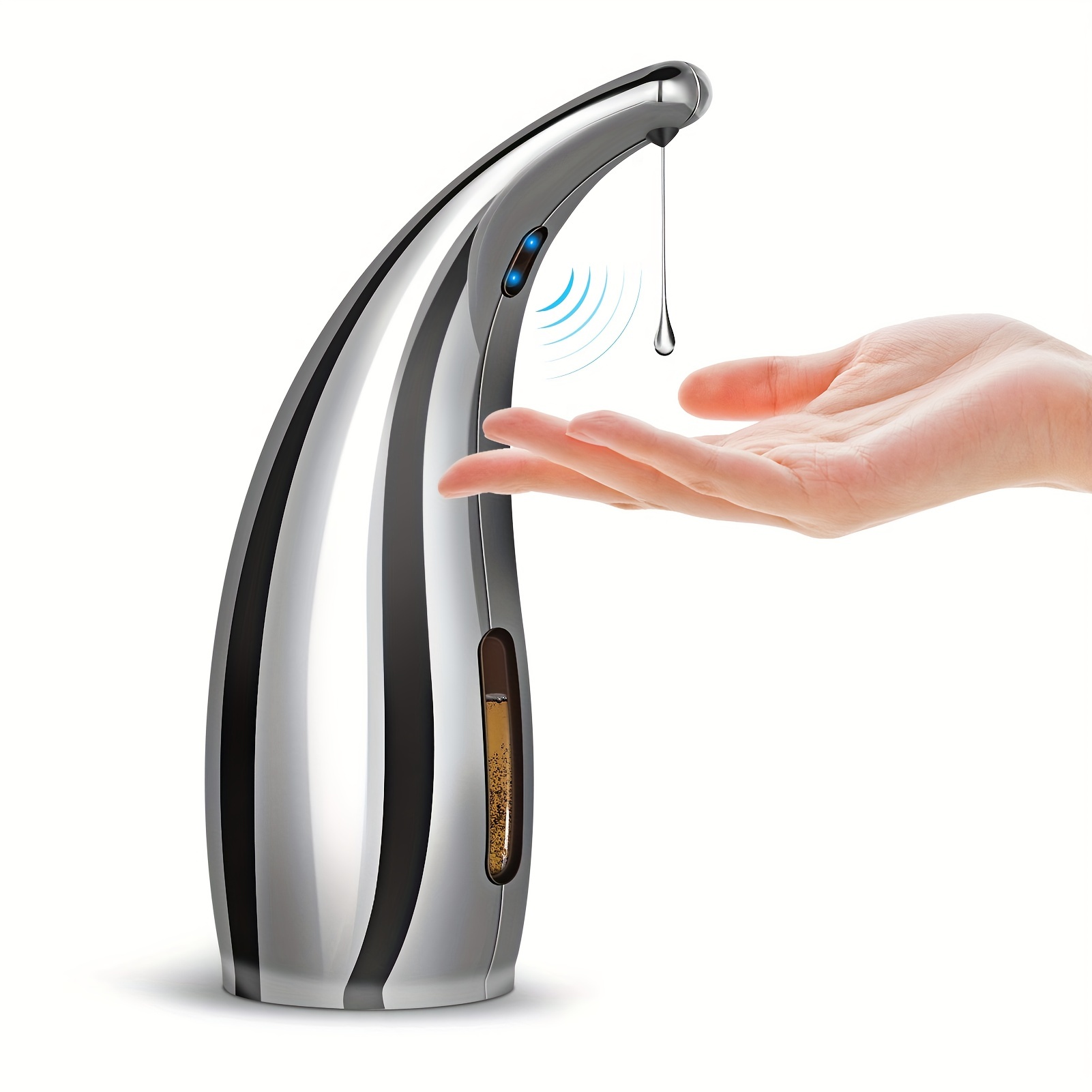 Dispensador automático de jabón sin contacto, dispensador de jabón para  baño, cocina, equipado con sensor de movimiento infrarrojo adecuado para  jabón
