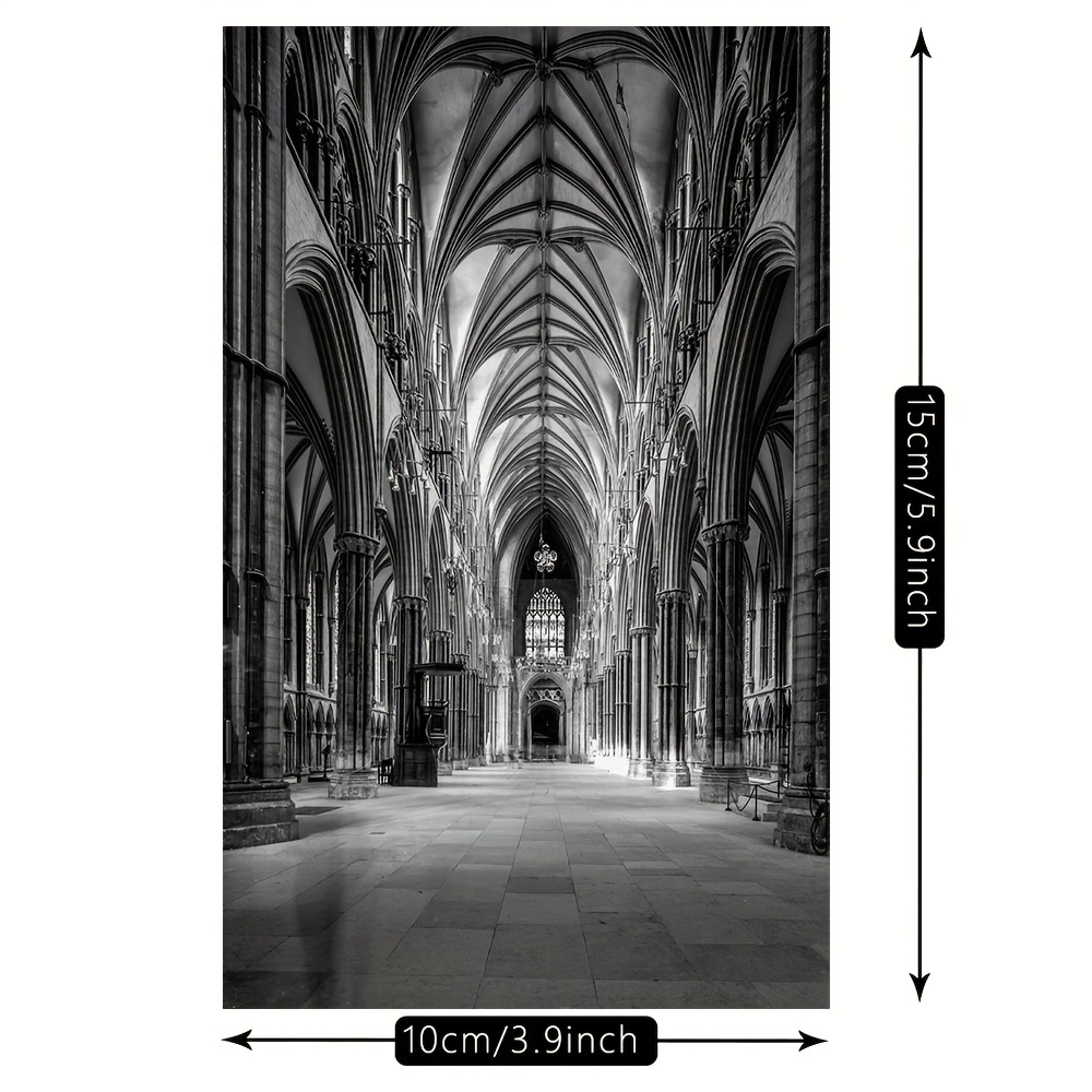 50 Cartes Postales Style Noir Blanc Paysage Urbain Moderne Temu