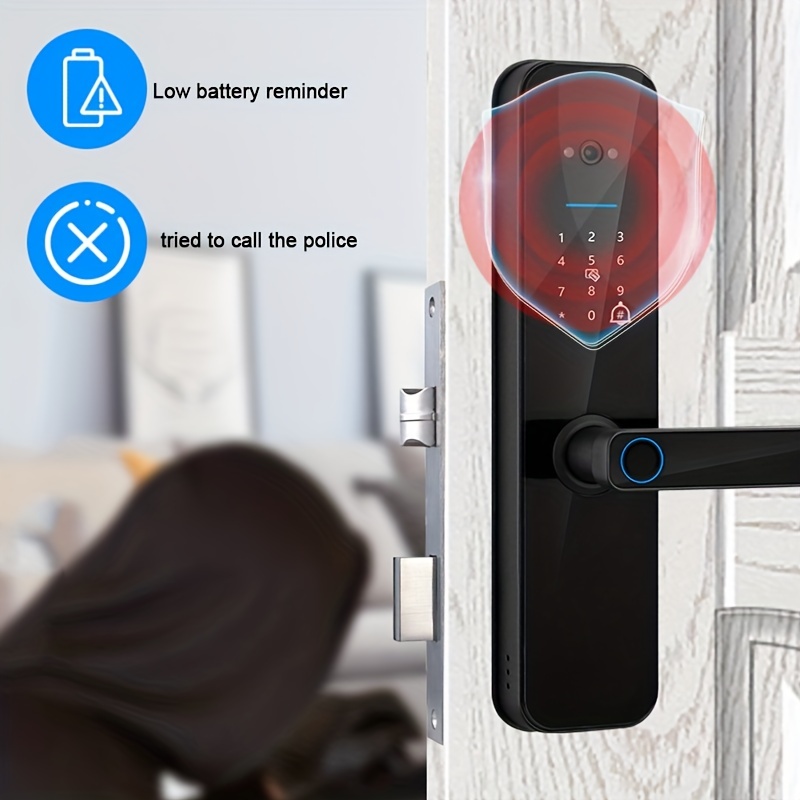 Wifi Digital Electronic Smart Door Lock Biometric - Temu United