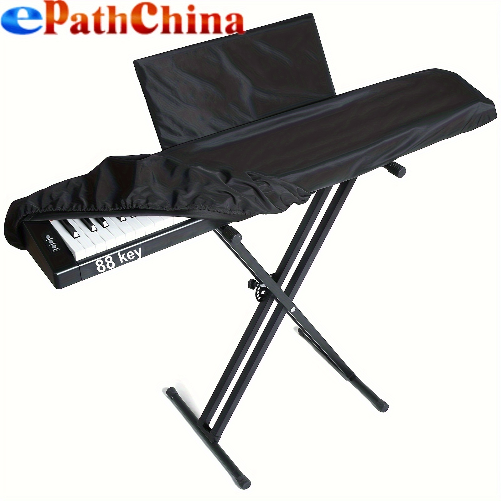 

Washable Piano Keyboard Dust Cover For 88 Keys Digital Electric Piano With Music Sheet Stand Additional Cover, Drawcord Full Cover