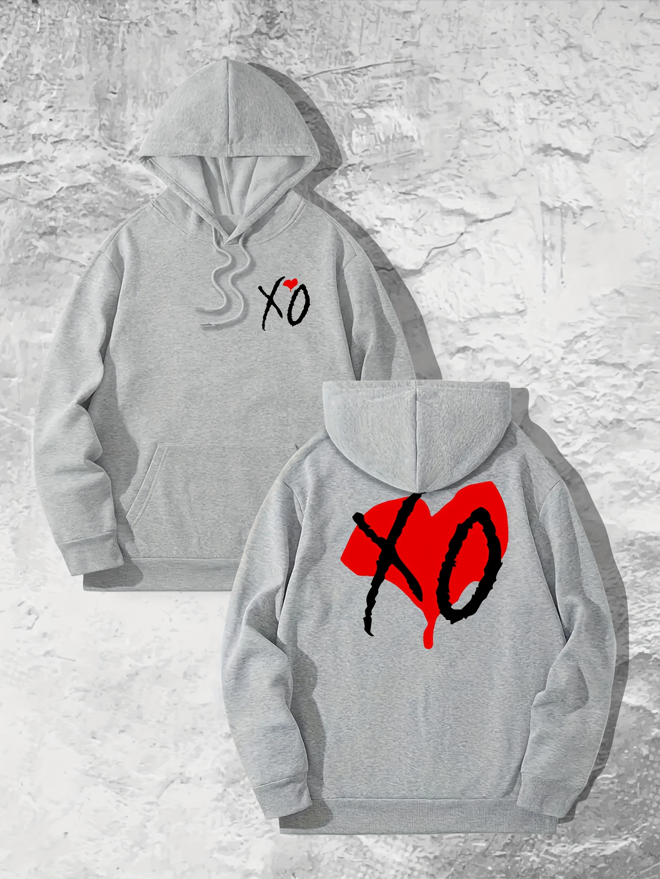 Xo White Hoodies for Men