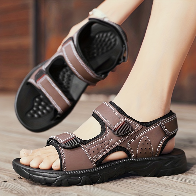 Mens Sandals Casual Non Slip Shoes Open Toe Shoes For Outdoor Beach Spring  And Summer, High-quality & Affordable