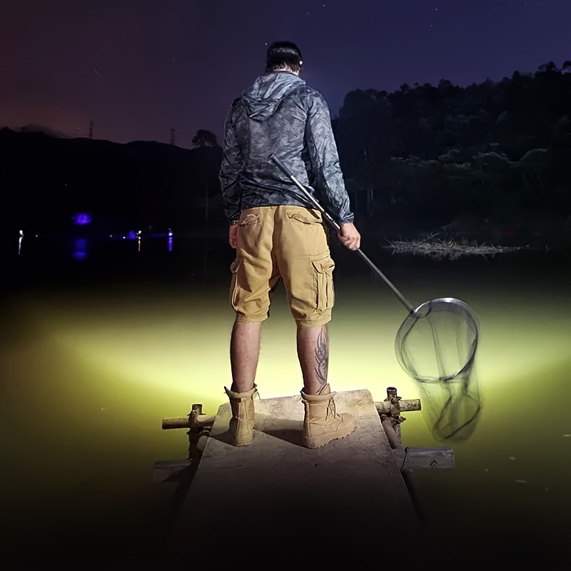 1pc phare LED, lampe frontale LED étanche rechargeable par USB, lampe de  poche casque, pour camping en plein air aventure pêche de nuit course  d'urgence - Temu France