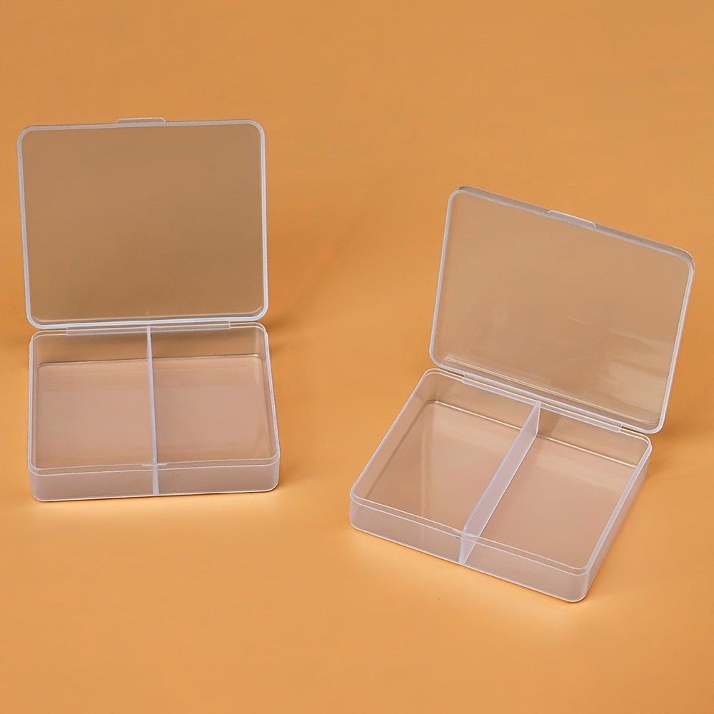 Mini Desktop Storage Box Hinged Plastic Case Jewelry - Temu