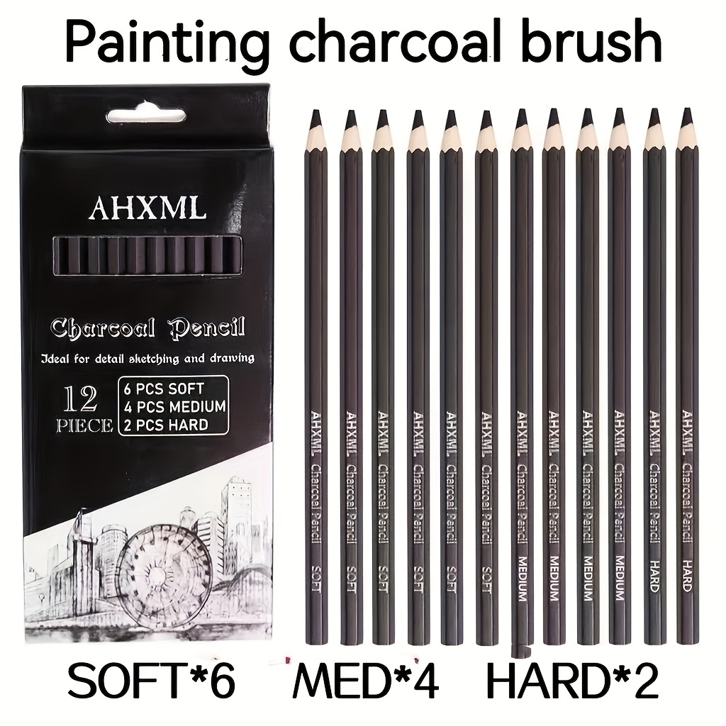 Colored Charcoal Pencils, Pencils Colored Painting