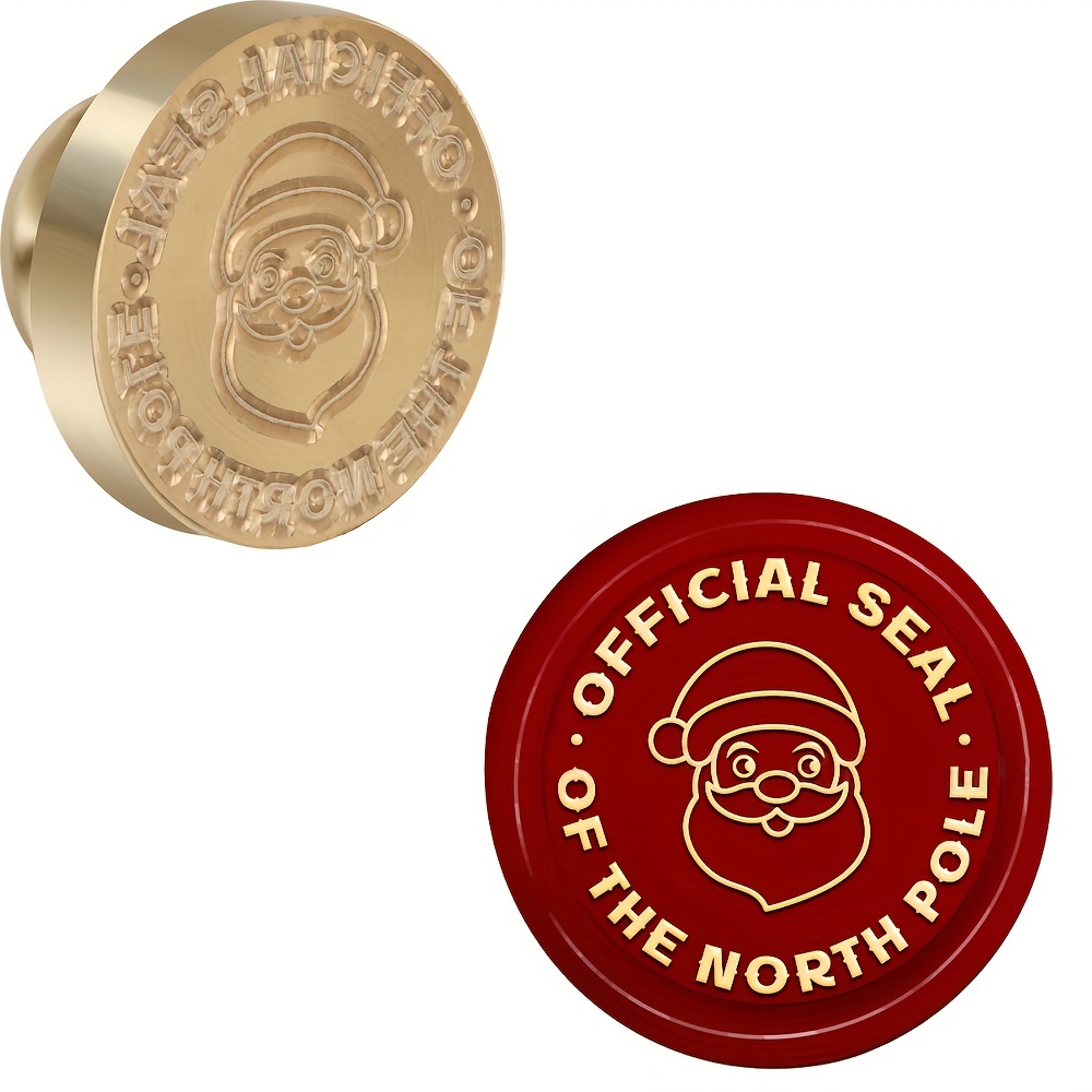 Official Seal Of The North Pole Wax Seal Stamp Santa Claus - Temu