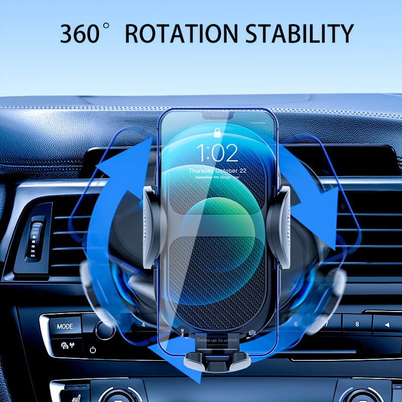 Car Phone Holder Mount [Military-Grade Suction & Stable Hook