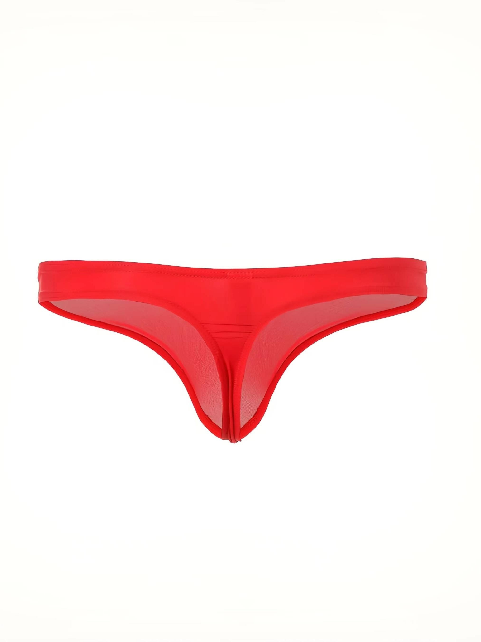 Men's Underwear Elephant Nose Panties Ice Silk Cool Thongs - Temu