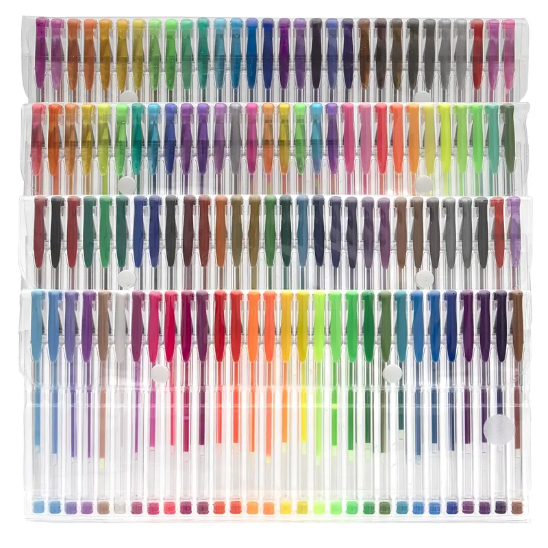 120 Unique Colors Gel Pens Set Perfect For Adult Coloring - Temu