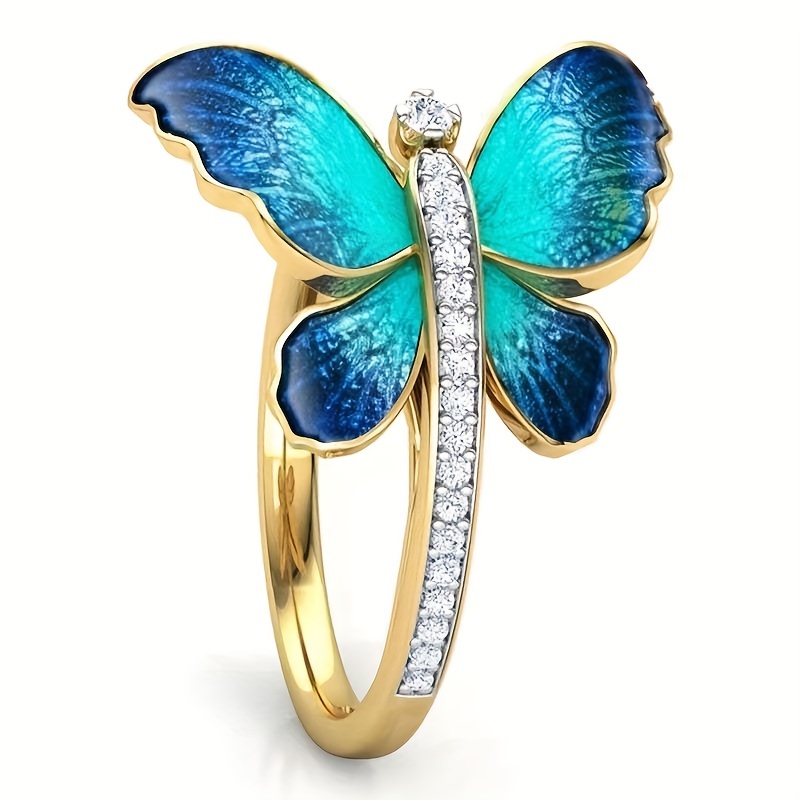 Creative Butterfly Ring Insect Personality Ring