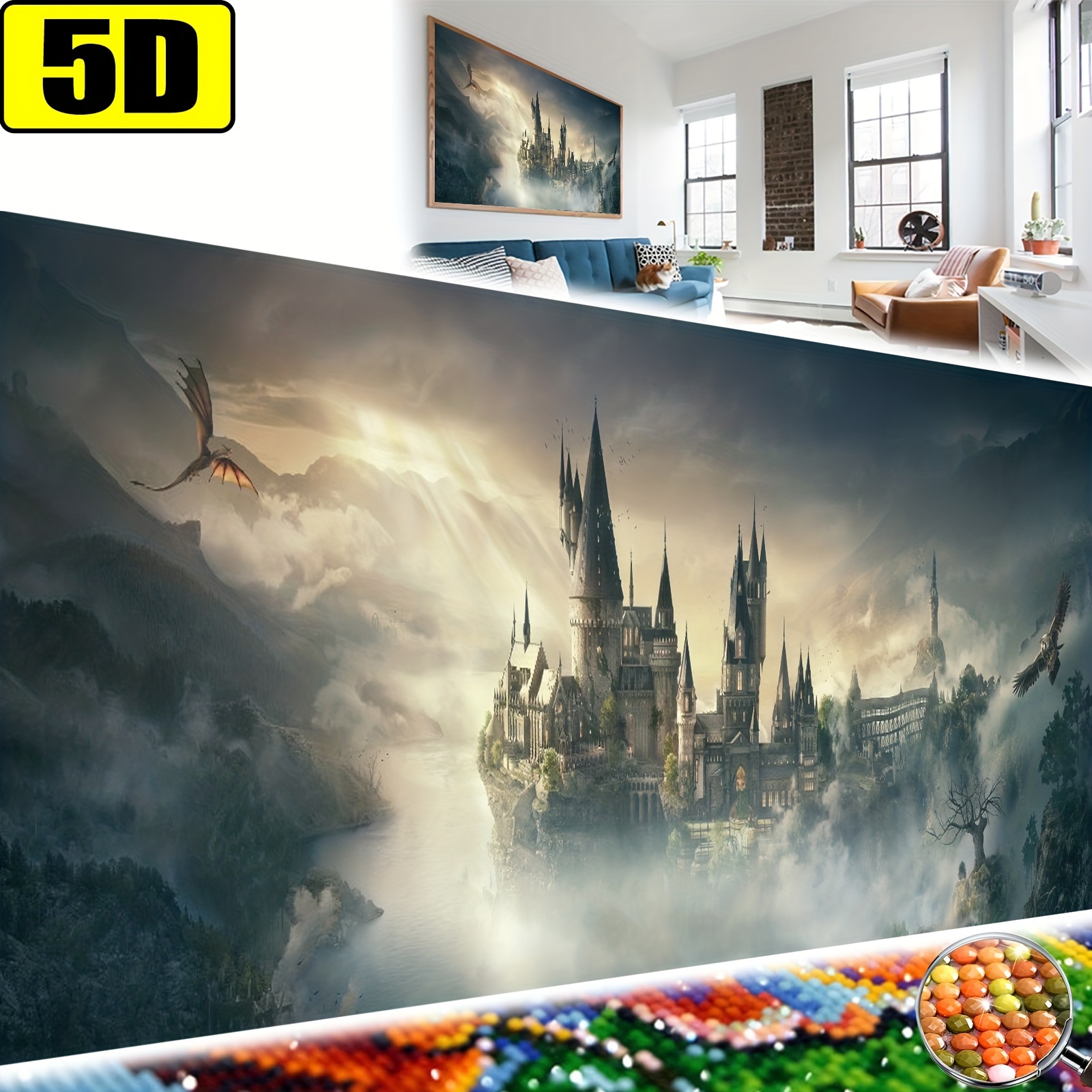 5d Harry Potter Diamond Painting Kit Premium-21