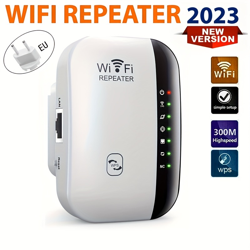 Amplificador De Señal Wifi Repetidor Inalámbrico LAN 300mbps