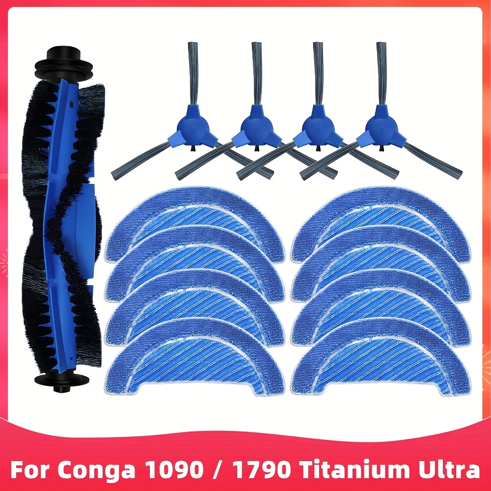For Cecotec Conga 1090 1790 Titanium Ultra Robot Vacuum Replacement Spare  Parts Accessories Main Side Brush