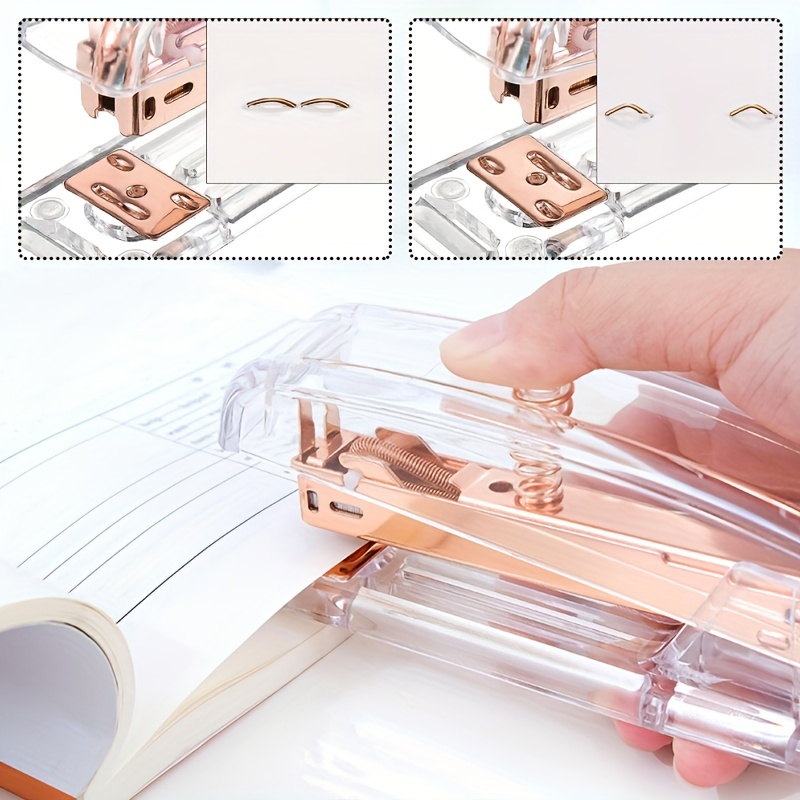 Complete Office Supplies Set Acrylic Stapler Tape Holder Pen - Temu