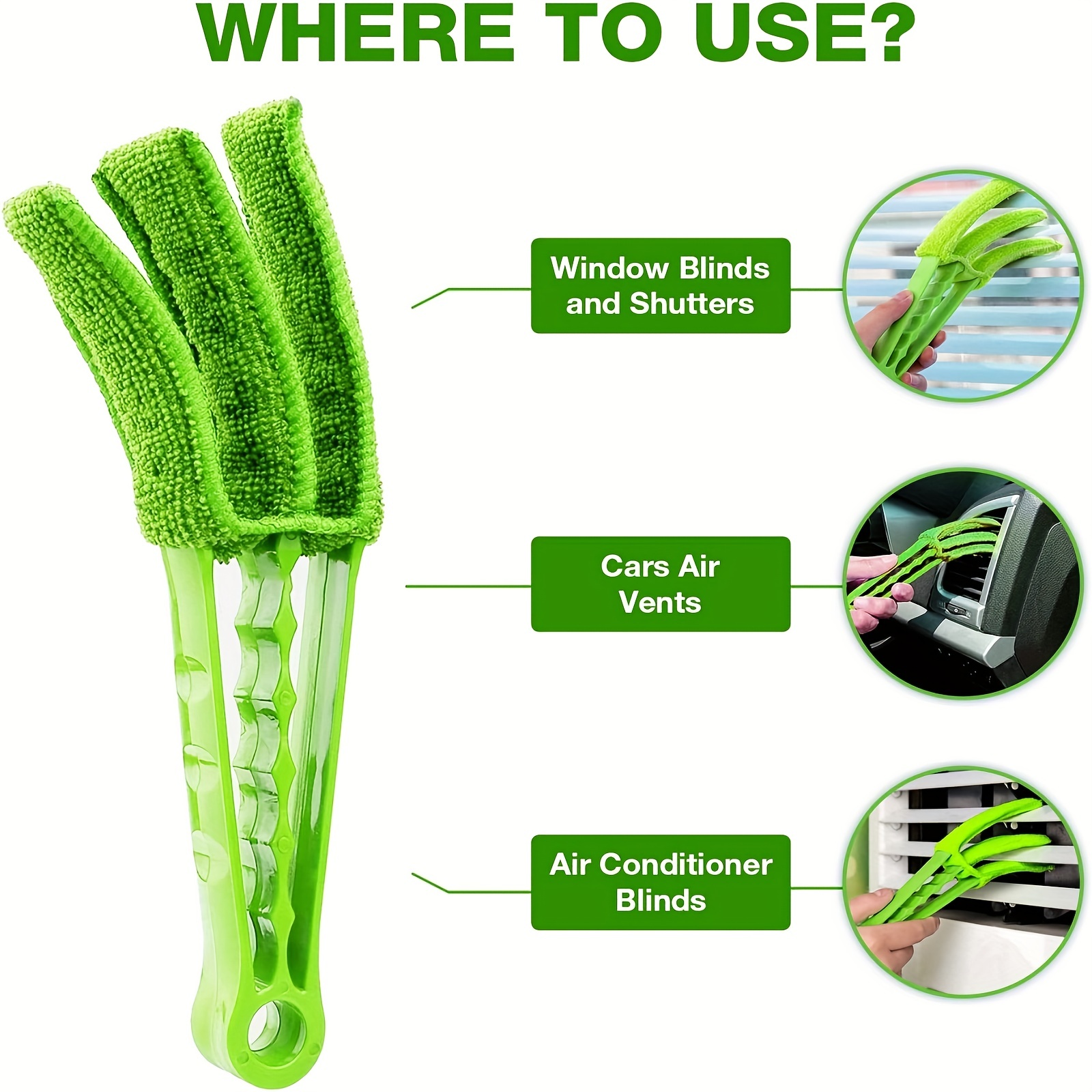 Blind Cleaning Brush Air Conditioning Outlet Cleaning Brush Window