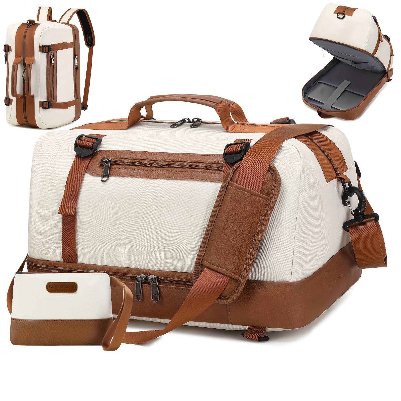 Portable Large Capacity Travel Duffel Bags Set Color - Temu