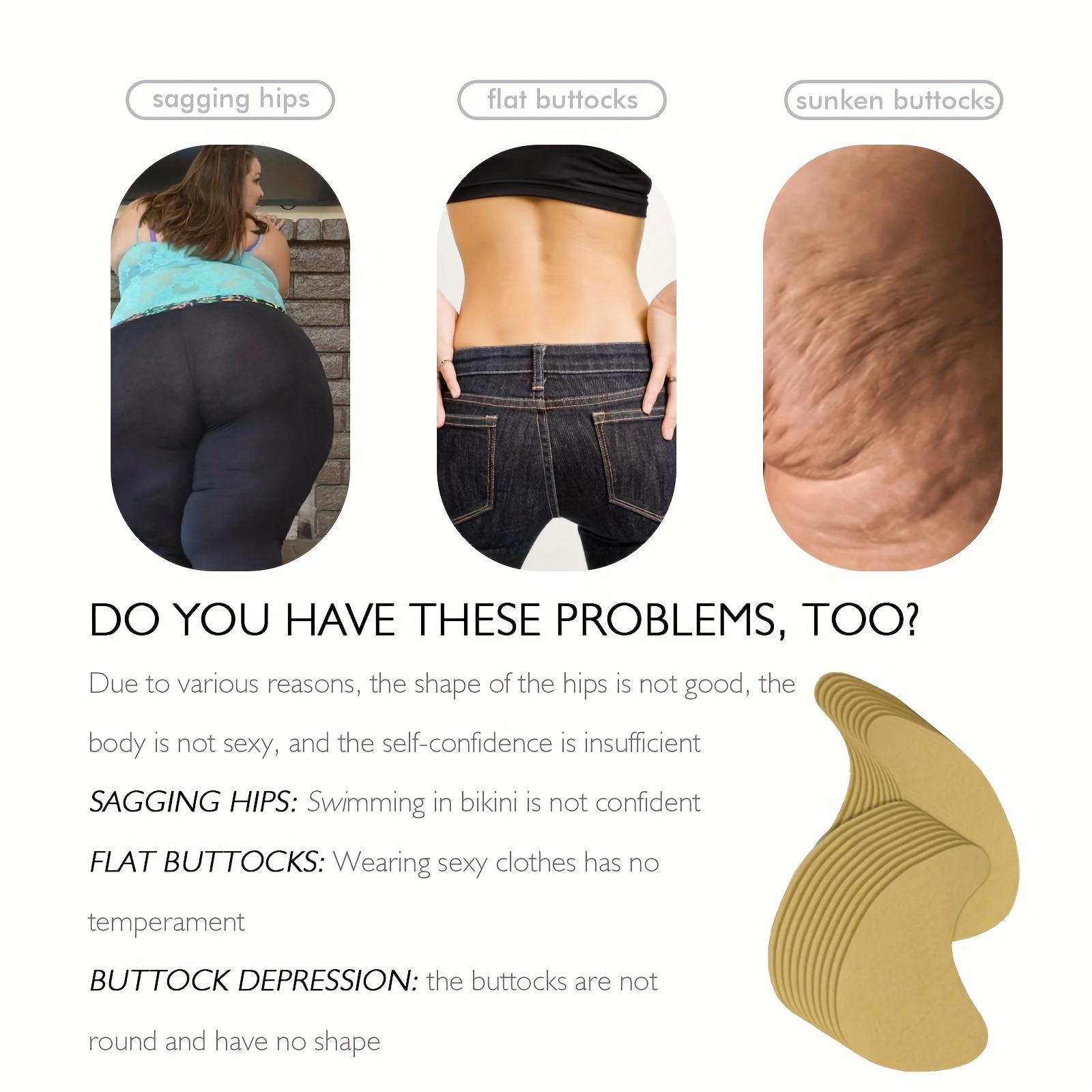 Hip Lifting Patch for Peach Buttocks Beauty