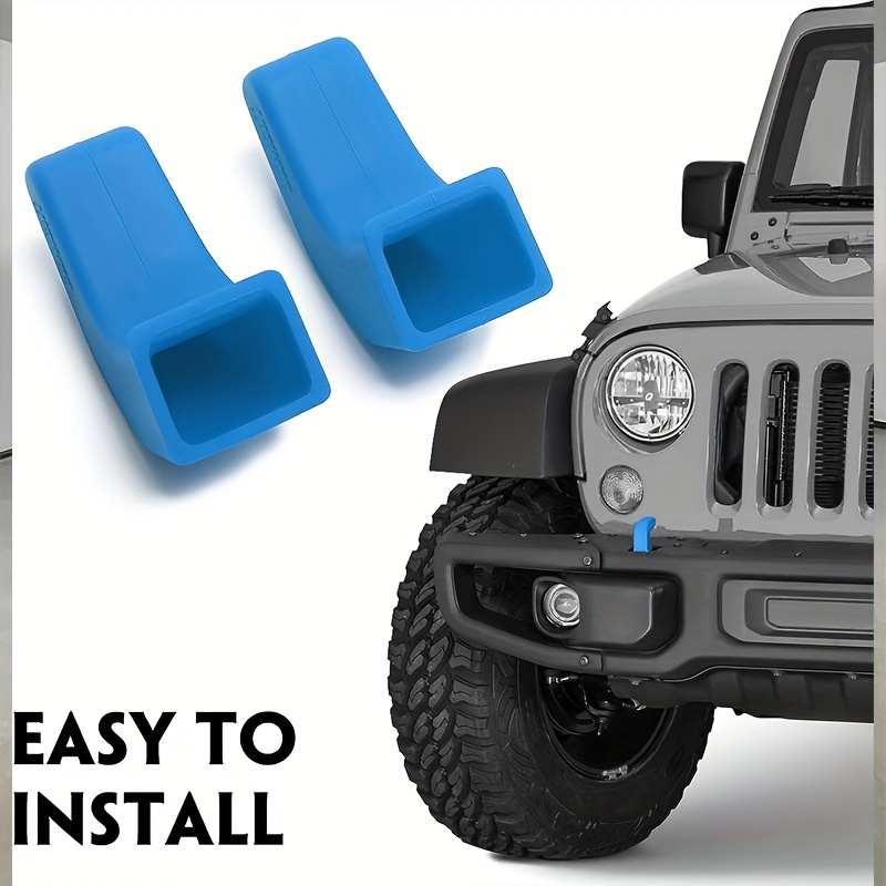  Bumper Tow Hook Covers for Jeep Wrangler, 2Pcs