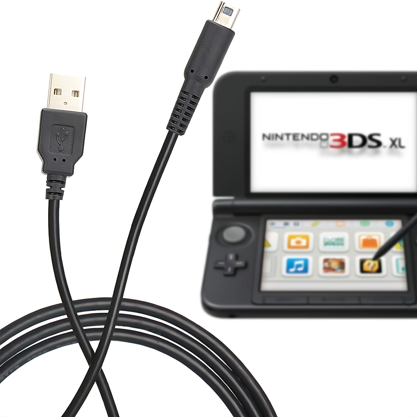Chargeur Compatible avec Nintendo 3DS/3DS XL/new 3DS/new 3DS XL/2