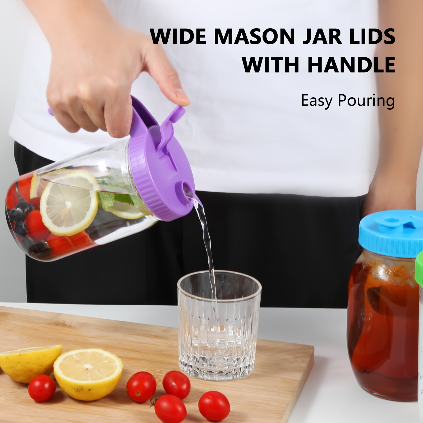 Easy Pour Spout Lid for Mason Jar