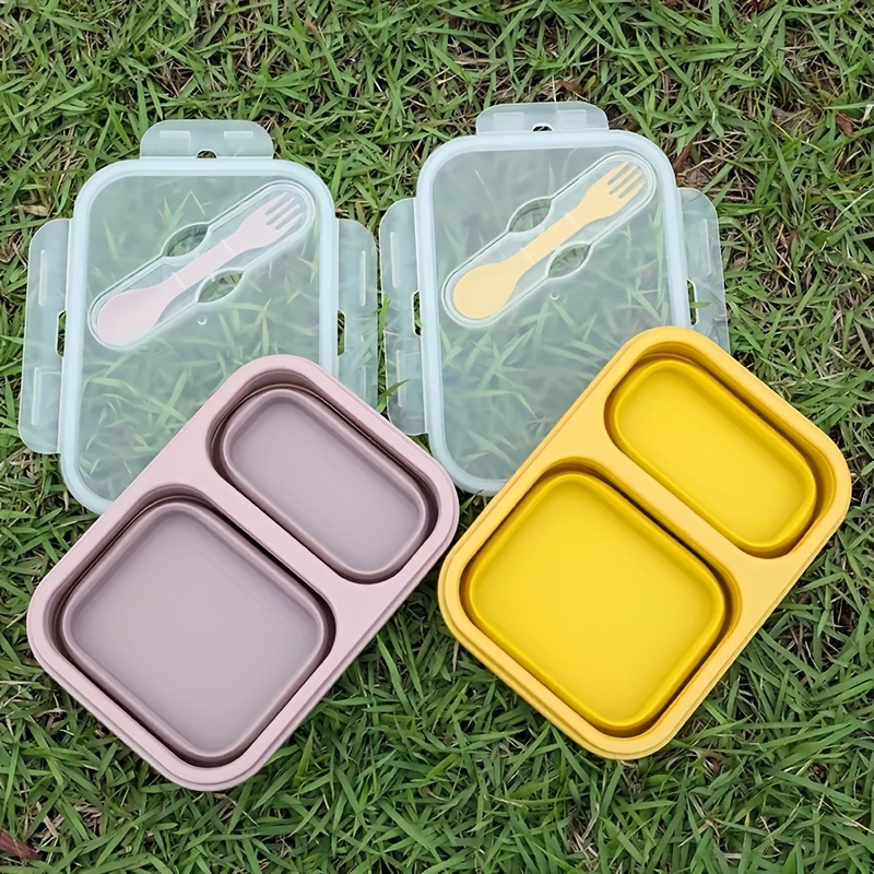 Lunch Box, Insulated Leakproof Lid, Plastic Silicone Container, Hot Food  Lunch Boxes, Leakproof Food Container, For Teenagers And Workers At School,  Canteen, Back School, For Camping And Picnic, Home Kitchen Supplies 