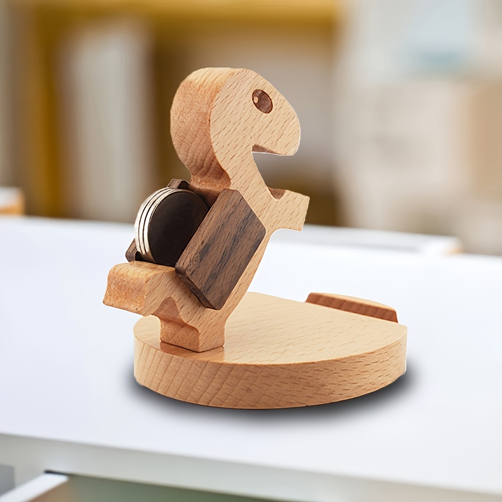 Cute Horse Phone Holder, Office Holder Desk Cute Support Shelf Bracket  Wood Organizer Adorable Household Universal Shape