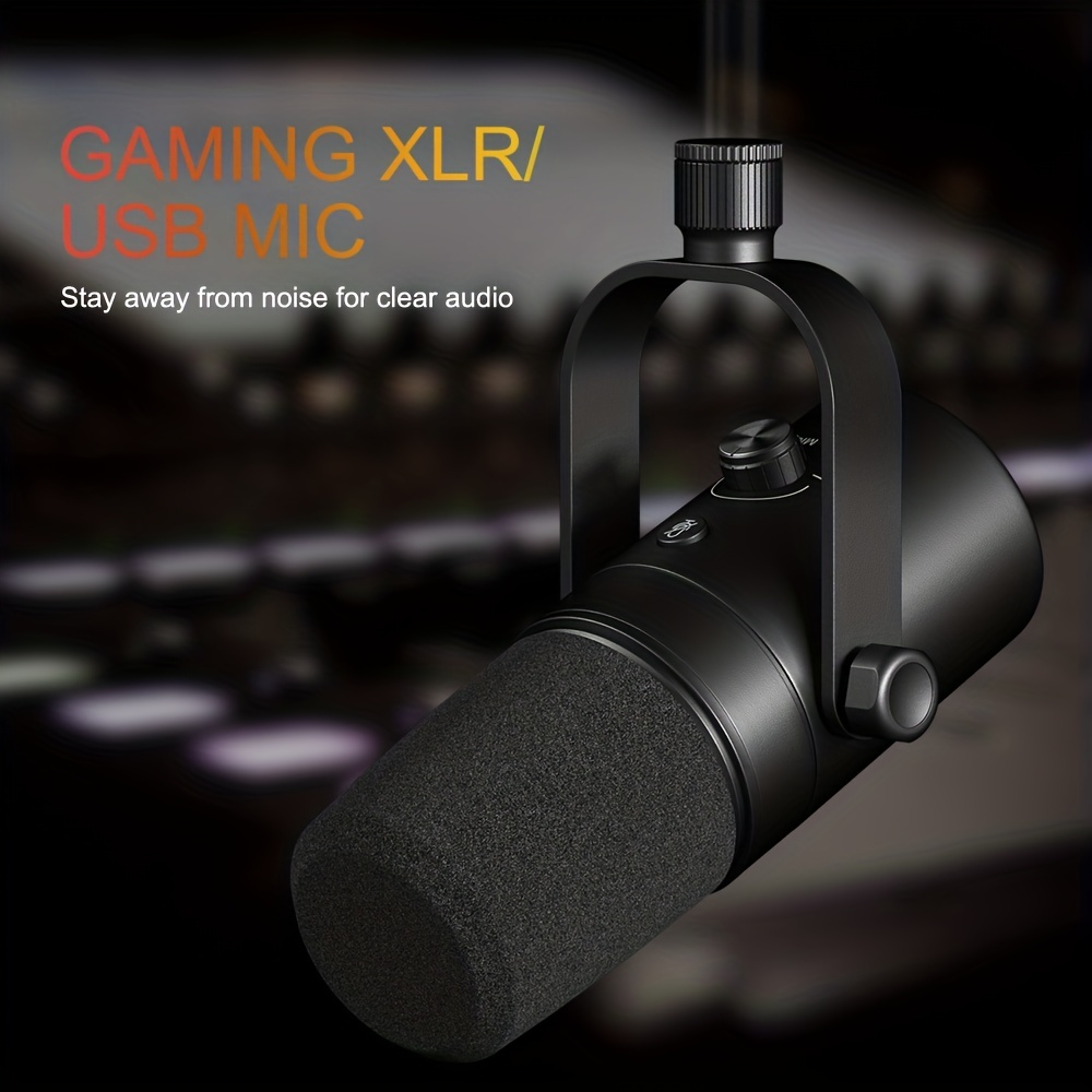 XTUGA – Microphone à condensateur avec prise Jack 3.5mm, Plug and Play,  avec Mini trépied, enregistrement