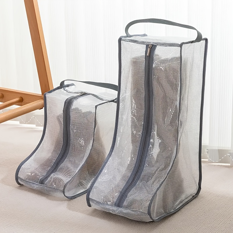 1pc Tall Boots Storage Bags, Boot Storage,Portable Short Boots and Tall  Boots Storage or Protector Bag,Shoe Dust Bags,Shoe Sleeves for Travel,Clear  Boots Cover,Shoes Packing Organizers for Men & Women Sneakers for Store