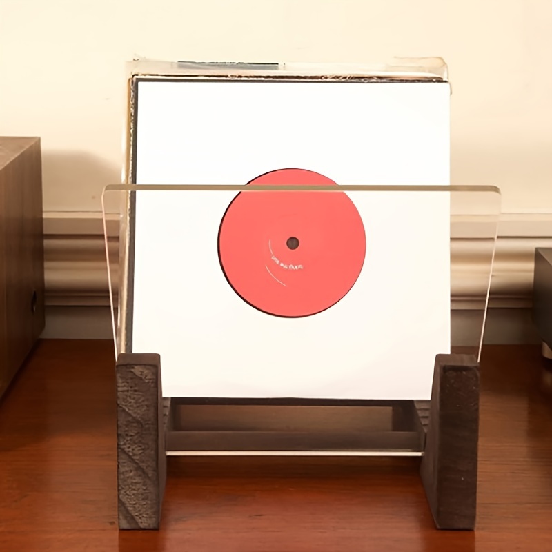 1pc, Wall Mounted Acrylic Record Storage Holder - Elegant Vinyl Record  Display Stand for LP Records and Floating Shelves - Organize and Showcase  Your