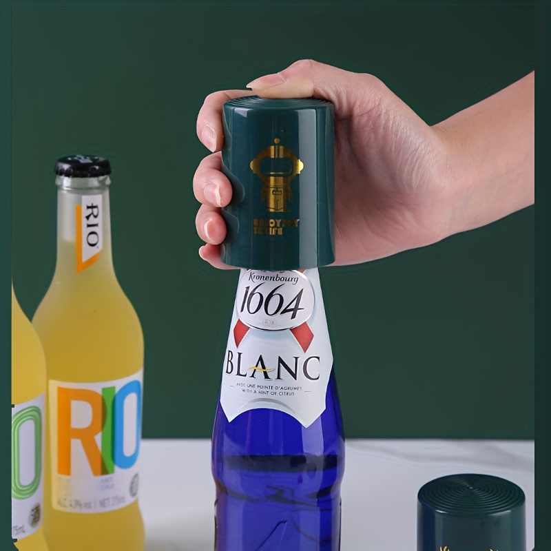 Press Type Beer Bottle Opener Magnetic Automatic Bartender Tool