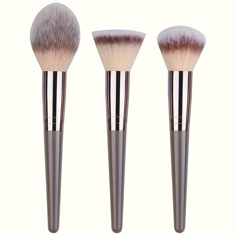 Portable Mini Makeup Brush Set With Storage Bag Soft Hair - Temu