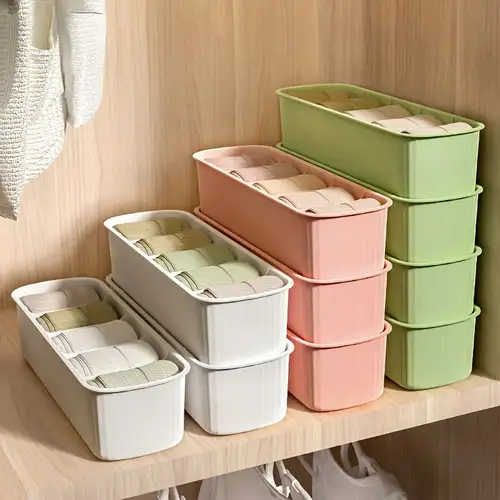 Socks Storage Box Multi Compartment Storage Box Household - Temu