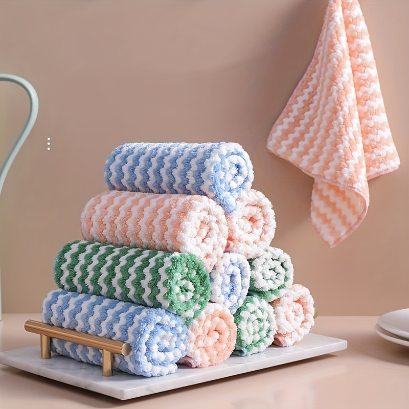 Microfiber Dish Cloths, Multi Purpose Dishwashing Towels For Tableware,  Double Sided Cleaning Rags, Scouring Pads, Cleaning Tools, Kitchen  Accessories - Temu