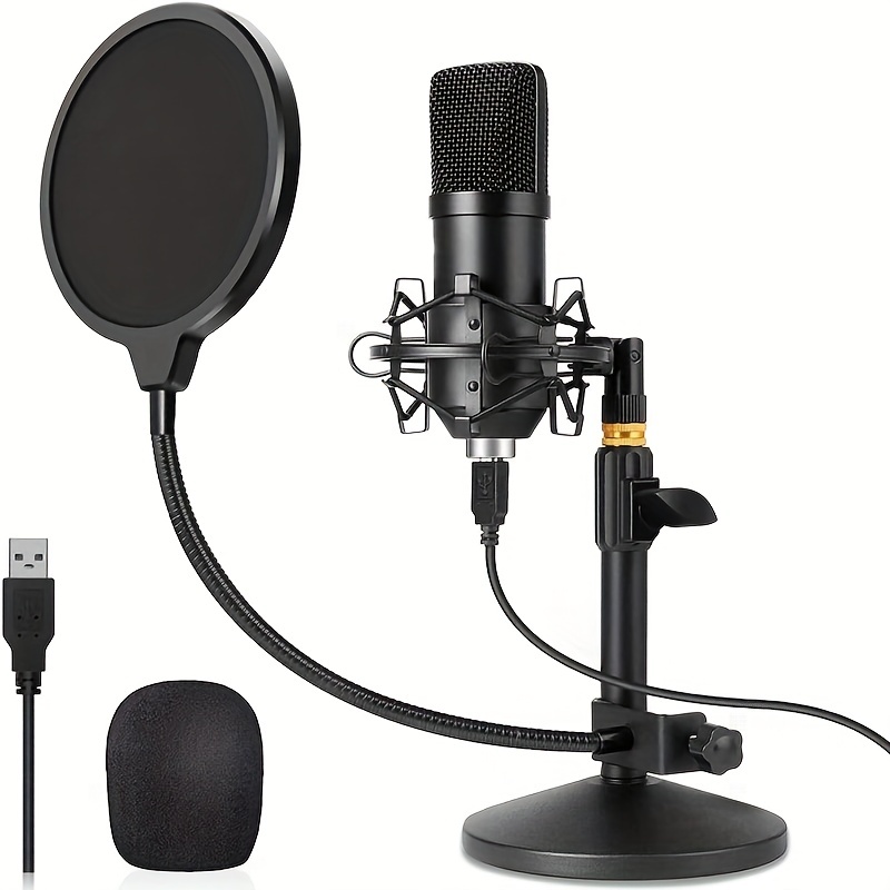 Microphone USB, Microphone À Condensateur De Studio Professionnel
