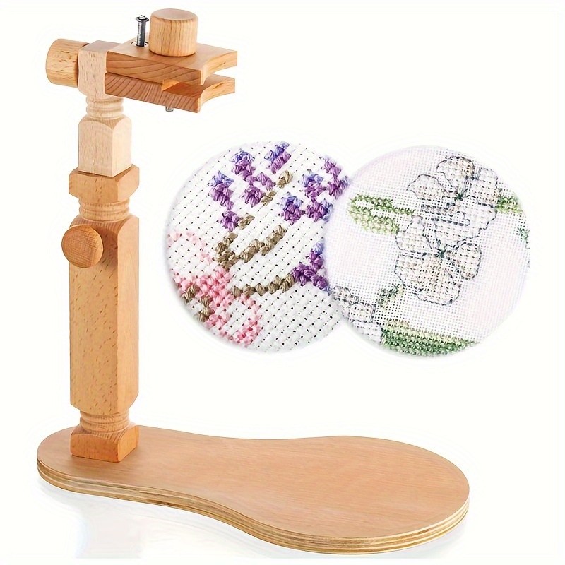 Square Embroidery Hoop, Tapestry Scroll Embroidery Frames, Beech Wood Cross  Stitch Frame, Needlepoint Holder For Sewing - Temu Italy