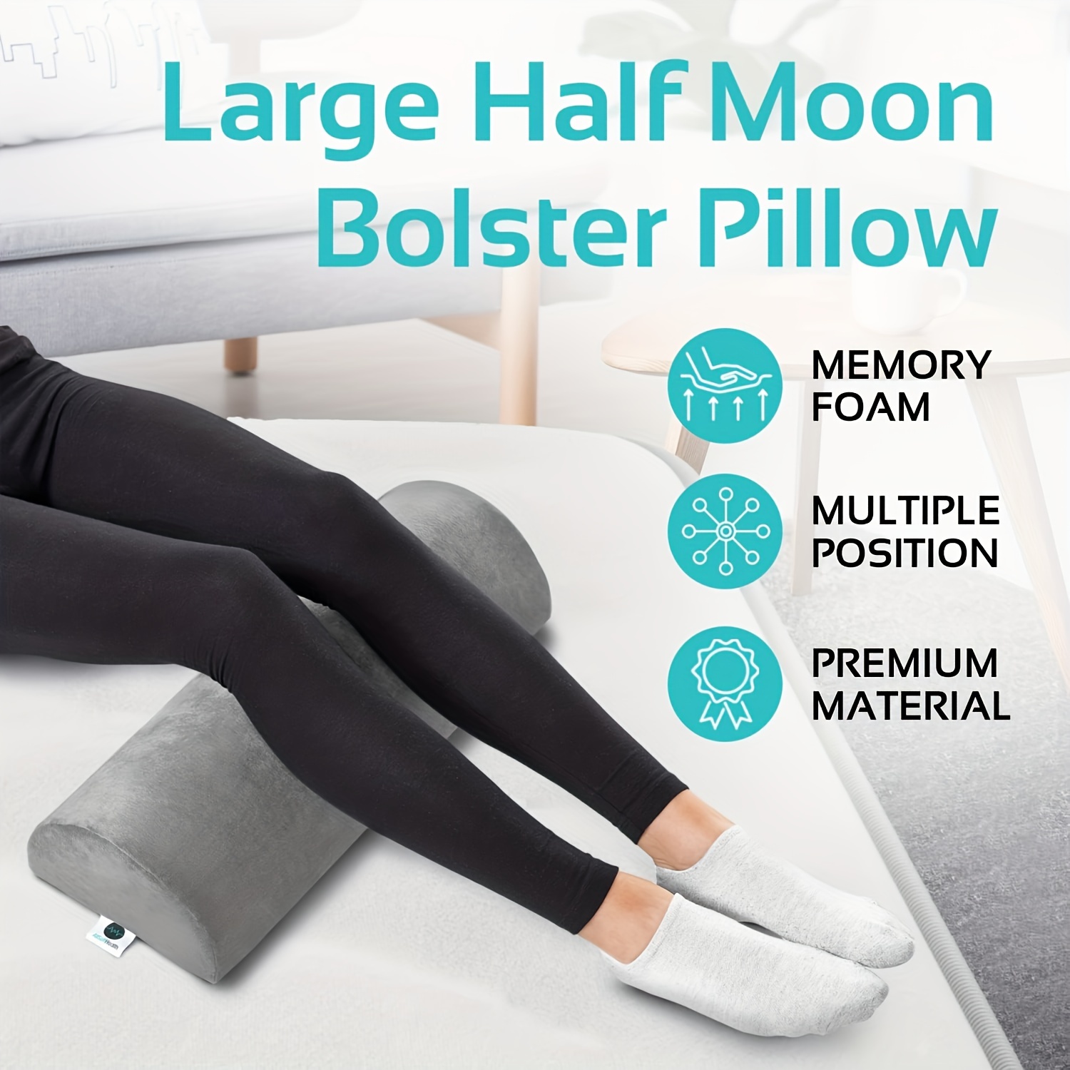 Relax And Rejuvenate With A Memory Foam Leg Pillow - Temu