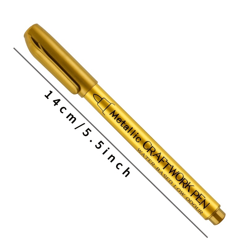 Artline EK-990 OR - Rotulador marcador permanente, color dorado :  : Oficina y papelería