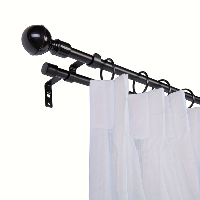 Plastic Sturdy Curtain Rod Hooks Punch Free Traceless Sticky - Temu
