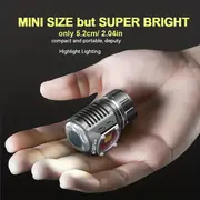 1pc mini torch light super bright tactical flashlight led p70 high power portable pocket flashlight usb rechargeable waterproof keychain light for outdoor camping working hiking emergency details 0