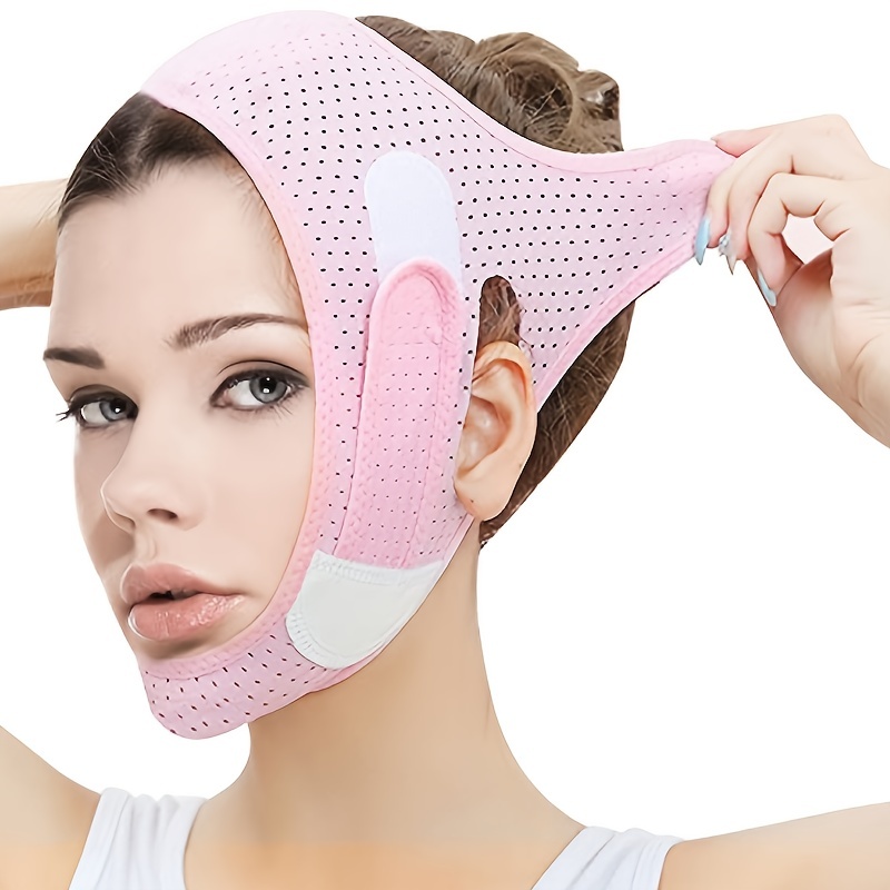 1pc Face Lifting Strap, V-Line Facial Lifting Belt, Double Chin Reducer,  Anti-Aging Face-Lift Bandage For Women