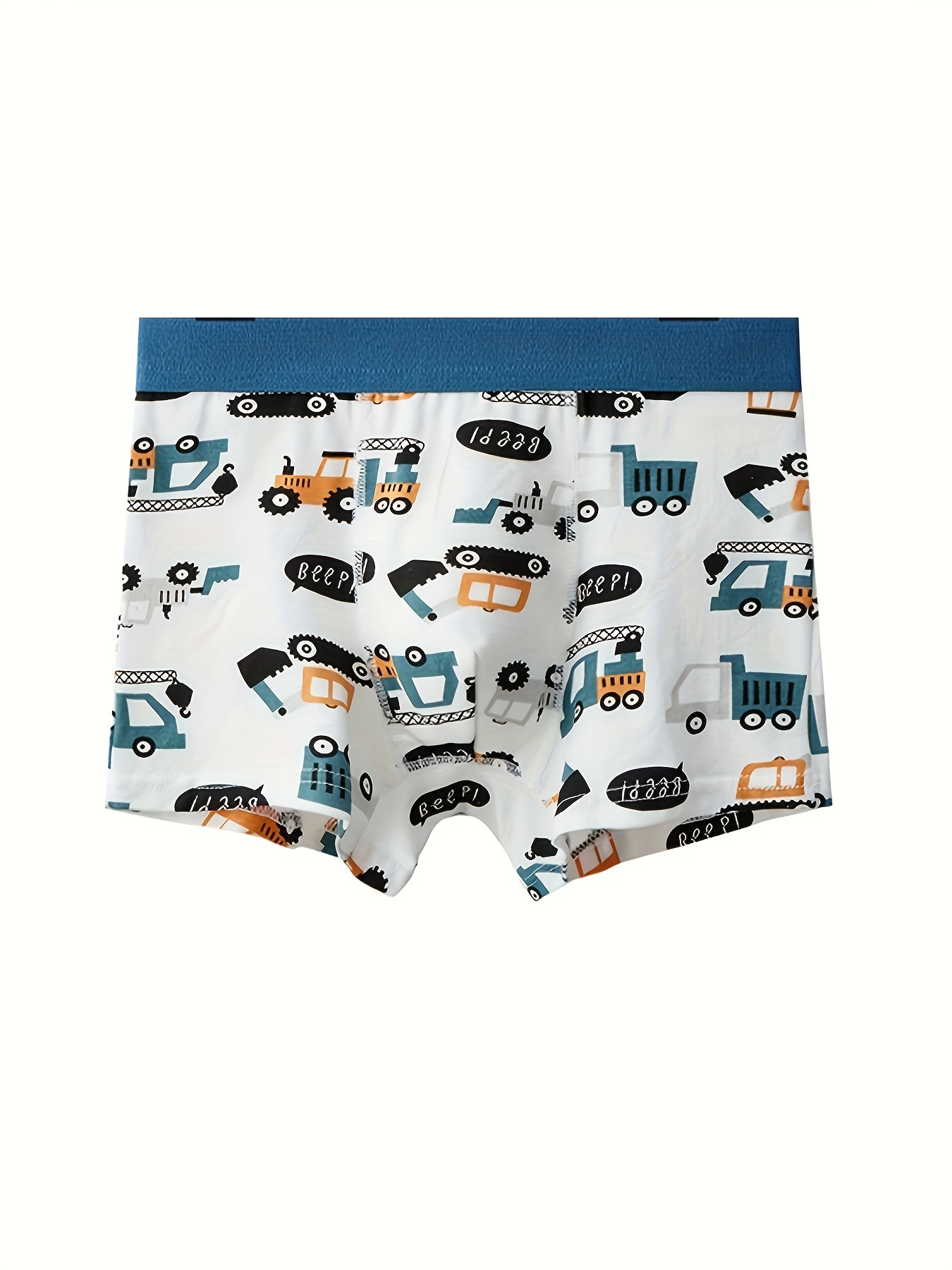 Children's Underwear Boy Panties Underpants Engineering Vehicle