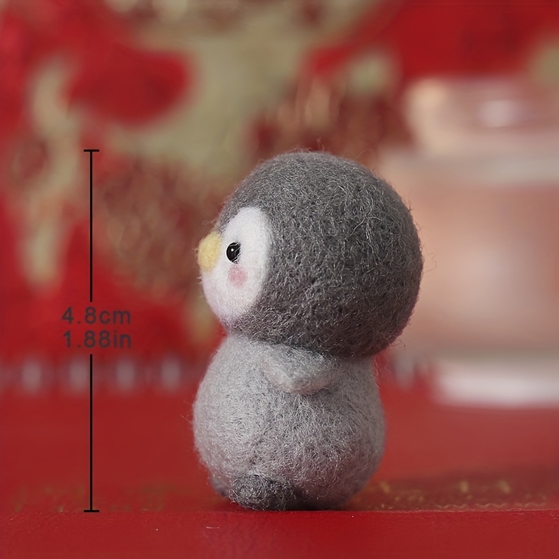 Diy Animal Sheep Wool Felt Doll Creative Material Package - Temu