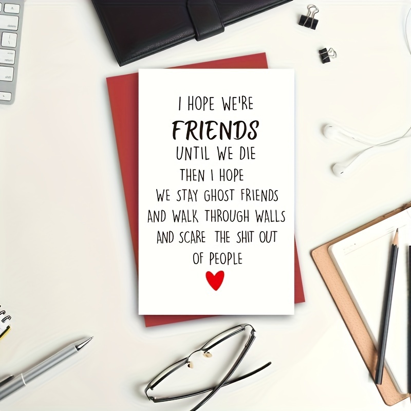 Gift To Humanity Friendship Card By Em & Friends