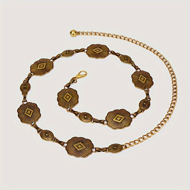 Womens Belt Silver Chain Chain Belt Fashion Silver Womens Chain - Main Image