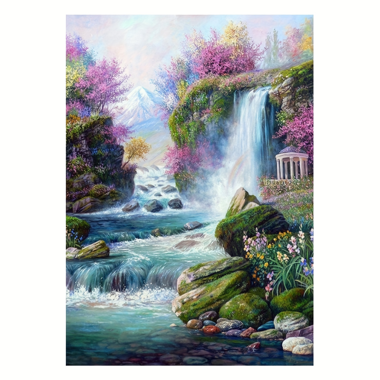 Diy 5d Diamond Painting Kits For Adults Waterfall - Temu