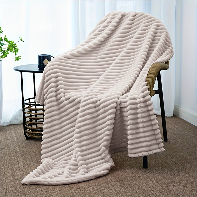 Ribbed Fleece Blanket