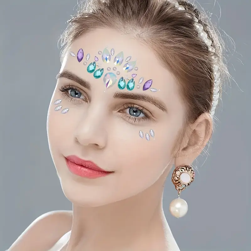 Eyenice Face Gems Mermaid Face Jewels Festival Face Gems - Temu Austria