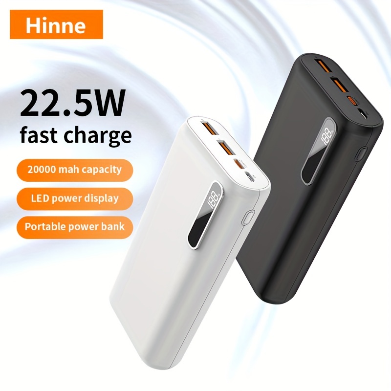 Baseus Portable Charger, 20W PD QC Power Bank Fast Charging, 10000mAh Slim  Battery Pack Charger Portable with USB C in&Out for iPhone 15 14 13 12 11
