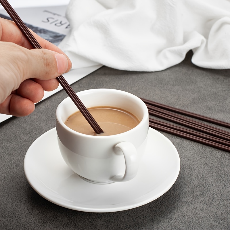 100pcs Natural Wooden tea Coffee Stirrers Cafe Supplies Disposable stir  sticks Kitchen Bar Supplies - AliExpress
