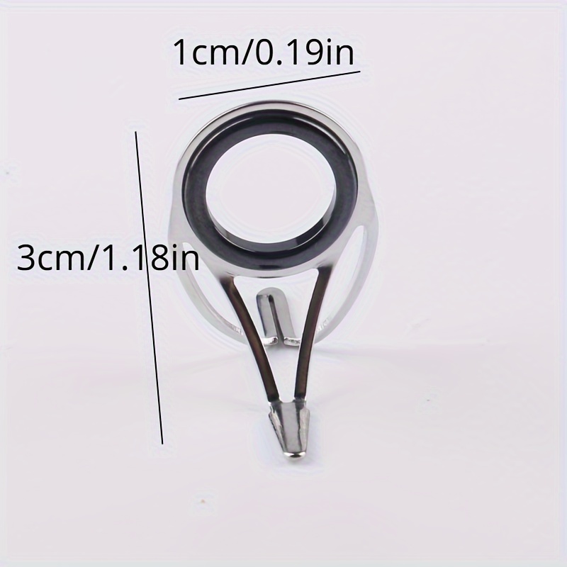 Durable Black Ceramic Ring Fishing Rod Repair Kit Magnetic - Temu